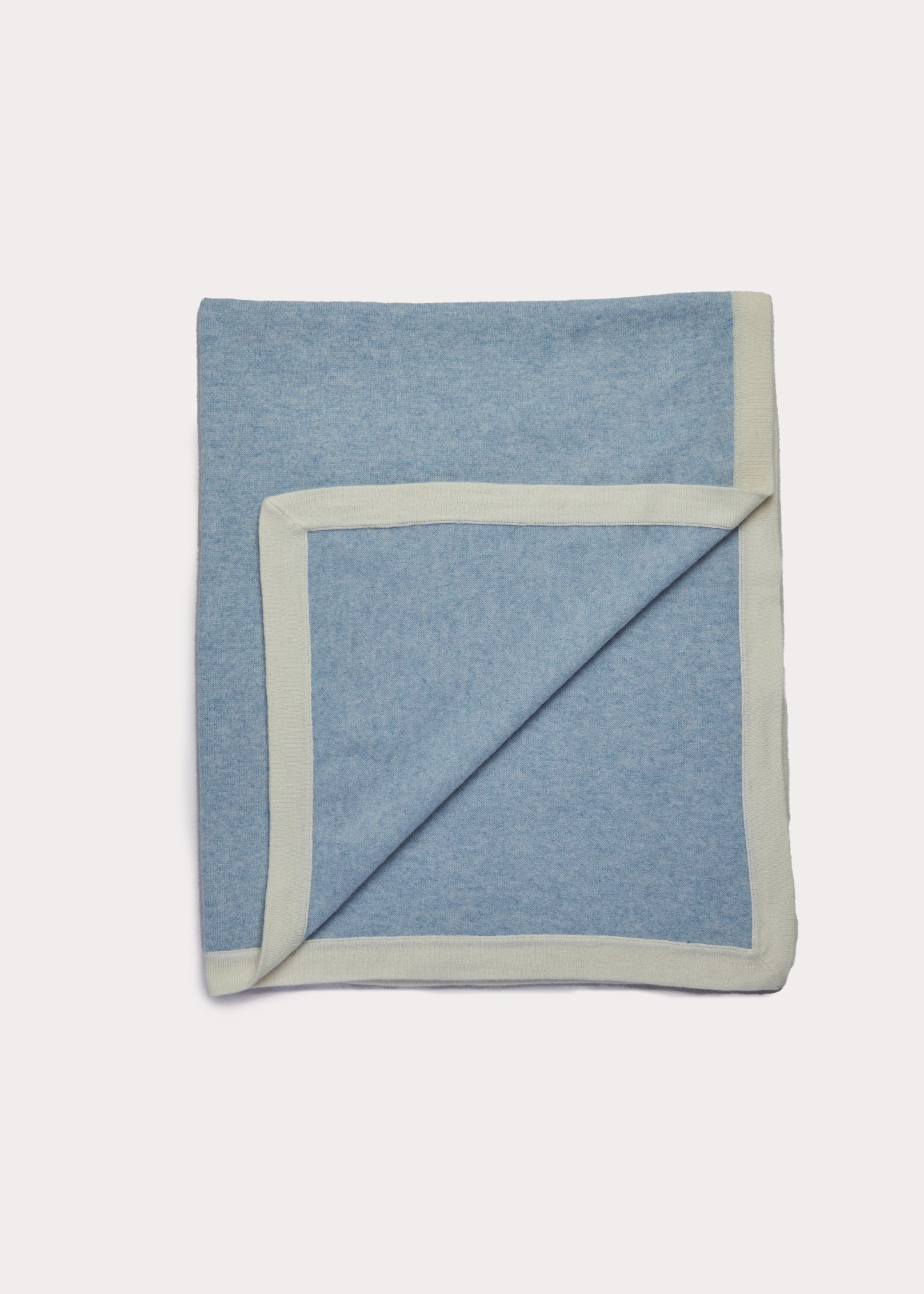 Couverture pour bébé en 100 % cachemire BOTIBOTY, coloris bleu