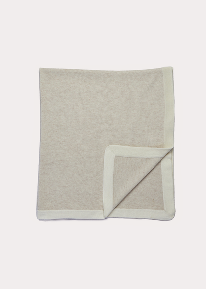 Couverture pour bébé en 100 % cachemire BOTIBOTY, coloris beige