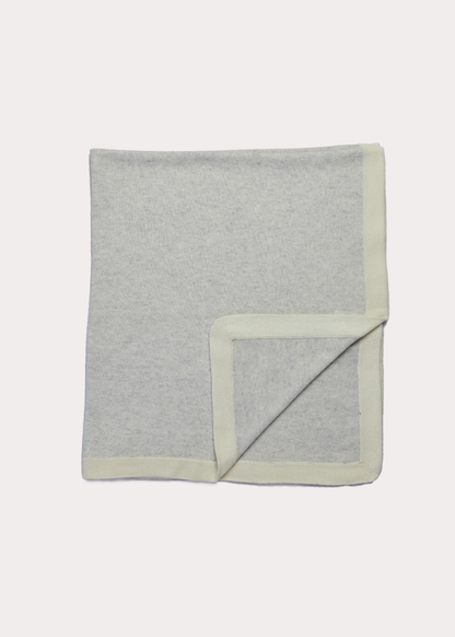 Couverture pour bébé en 100 % cachemire BOTIBOTY, coloris gris