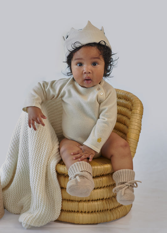 100% CASHMERE BABY bodysuit - Botiboty